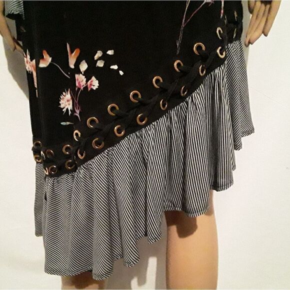 JAASE Midi Sleeveless Dress Size M 100% Cotton Very Beatiful Design - Picture 7 of 9